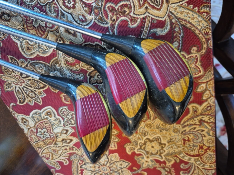 Ping Eye 2 Fairway Wood Set 1/ 3/ 5 Woods Steel Right Handed Vintage - Image 2 of 4