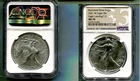 2021 W AMERICAN SILVER EAGLE 1 OUNCE .999 FINE BURNISHED COIN NGC MS70 8157T