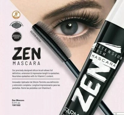 Farmasi Make Up Zen Extension Lash Mascara .27fl oz-Free Shipping