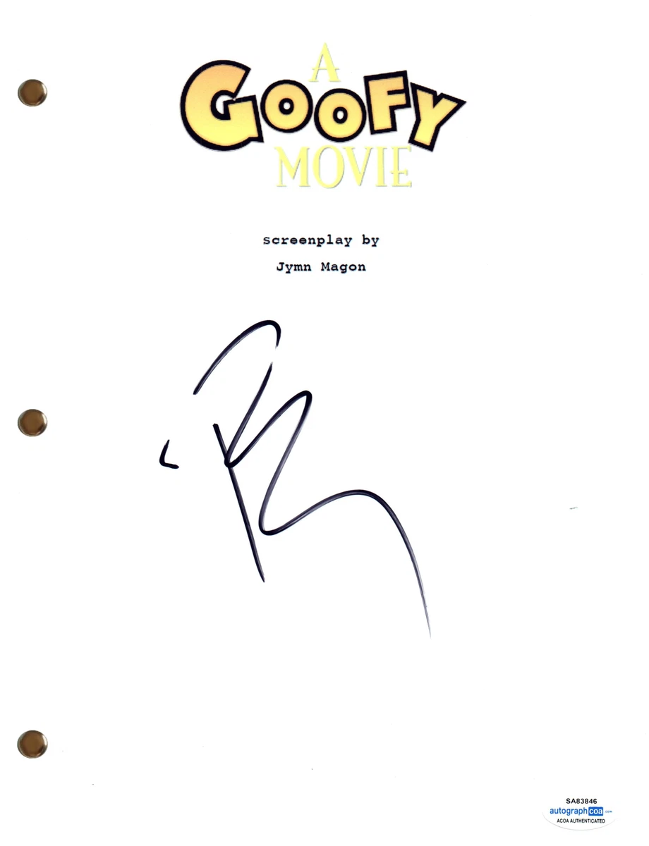 A goofy movie script