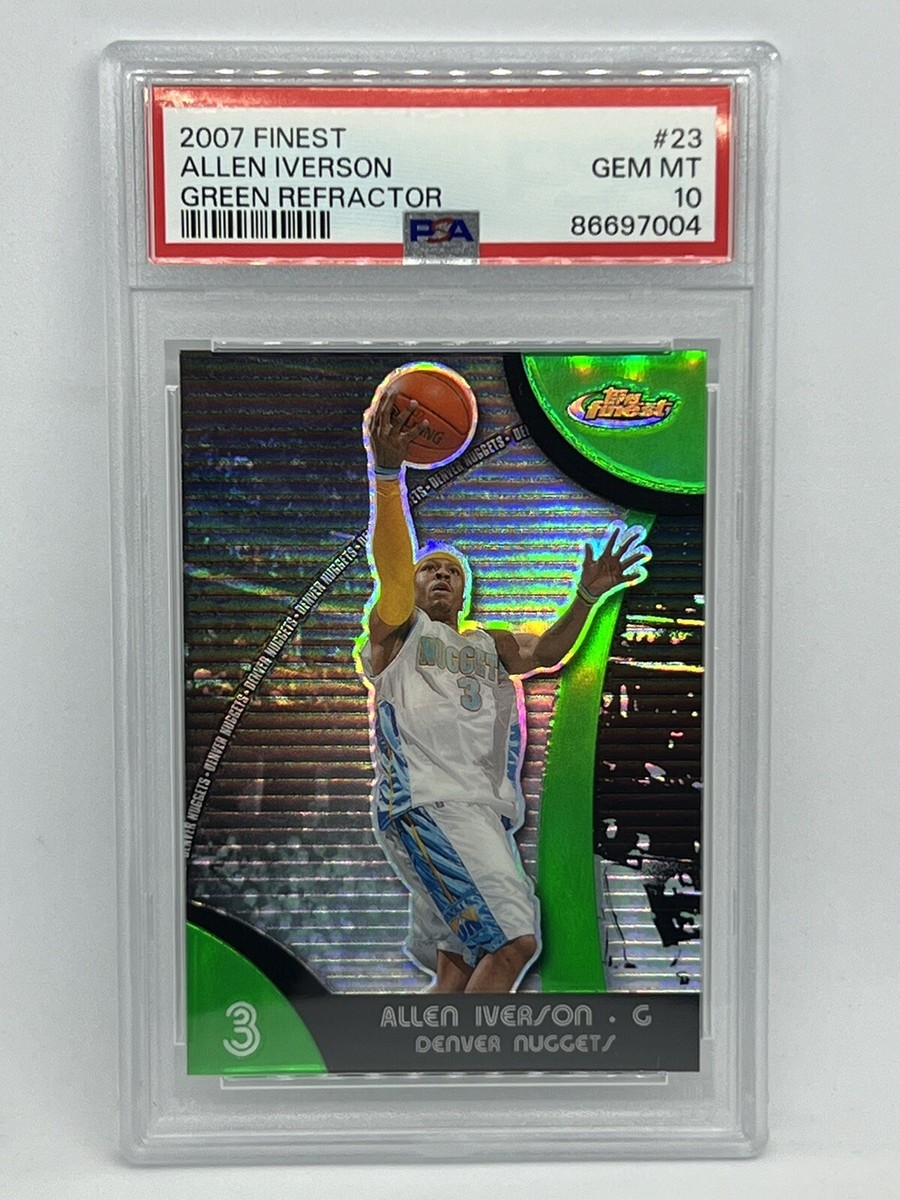 その他 FINEST MASTERS REFLECTOR ALLEN IVERSON Allen Iverson 1999 Topps Finest #DM12 Dunk Masters Refractor