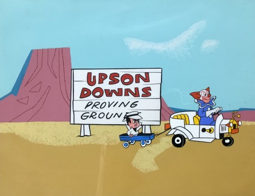Bozo The Clown Slippery Bly Hand Painted Animation Production Cel Custom Framed - Picture 3 of 5
