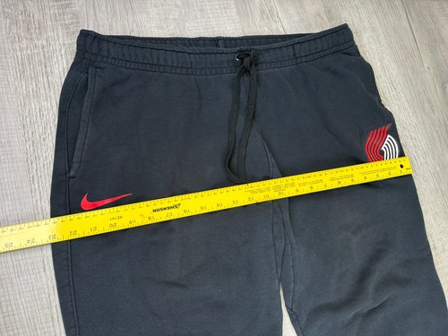 Nike NBA Portland Trail Blazers Sweatpants Joggers Black Mens Size XL (36X27) - Picture 14 of 17