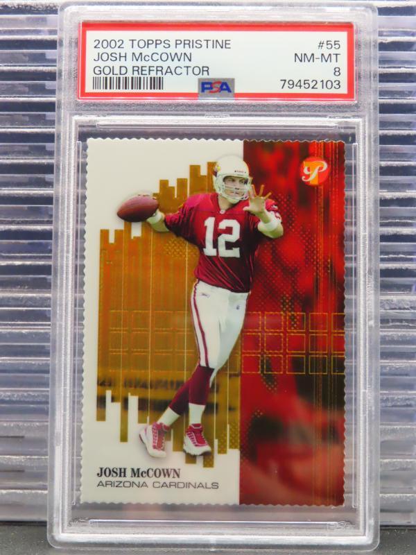 Josh McCown Topps Pristine #55 Gold Refractor