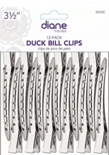 Diane by Fromm D210C Duckbill Clips 12 clips/ 3.5" duck bill clips( 2 pack)