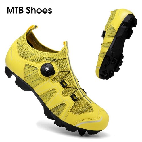 MTB Cycling Shoes Men Breathable Road Bike Shoes Racing Mountain Bicycle Shoes - Picture 4 of 21