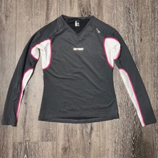 ORCA Women's Distance Shirt TOP Long Sleeve Shirt Gray White Size Small S 10 