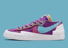 Nike Men's Blazer LOW SACAI KAWS Purple Dusk Sneakers Shoes NEW DM7901-500