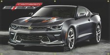 2017 CHEVROLET CAMARO 50TH ANNIVERSARY SS NIGHTFALL GRAY BANNER SIGN MURAL ART
