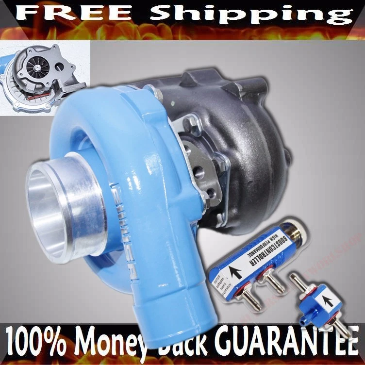 Coletor de ferro fundido + AZUL T3/T4 Turbo + 38mm ADJ. Wastegate para 93-01 Prelude H22 - Imagem 2 de 4