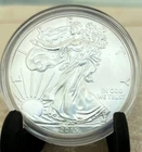 2015 American Silver Eagle 1oz 999 Fine Silver Coin BU Capsule & Mint Tube