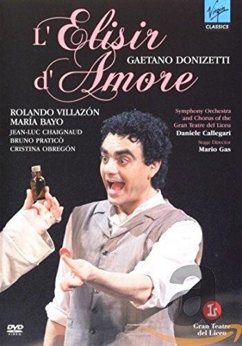 L'ELISIR D'AMORE GAETANO DONIZETTI VIRGIN CLASSICS DVD NEW AND SEALED