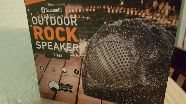 sharper image rock speaker