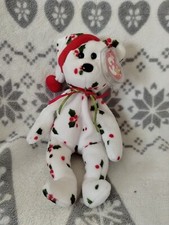 TY BEANIE BABY 1998 HOLIDAY CHRISTMAS BEAR - MINT - RETIRED