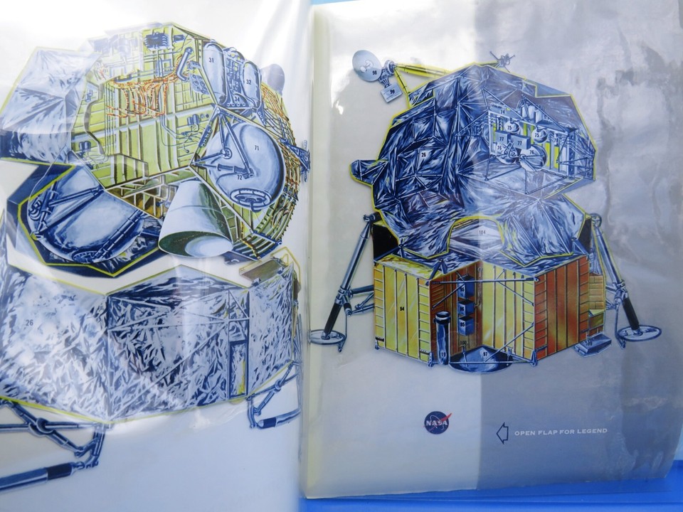 Grumman Transgraphic booklet Lunar Excursion Module Project Apoilo LEM ...