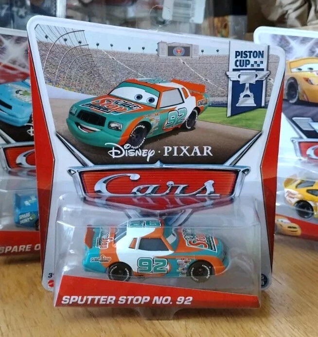 Disney Pixar Cars! *SPUTTER STOP* Piston Cup Racer BNIB #92