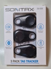 3 PC. Sontax Tag Tracker Real Time Track Bluetooth 4.0 Voice Recording. U13