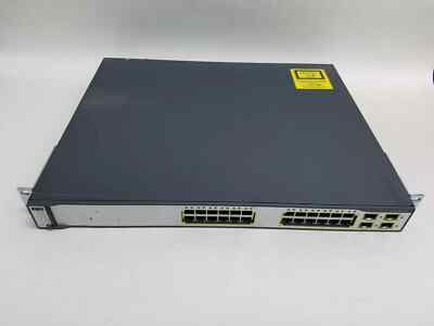 Cisco Catalyst Ws-C3750G-24PS-E 24 Ports PoE Ethernet Switch