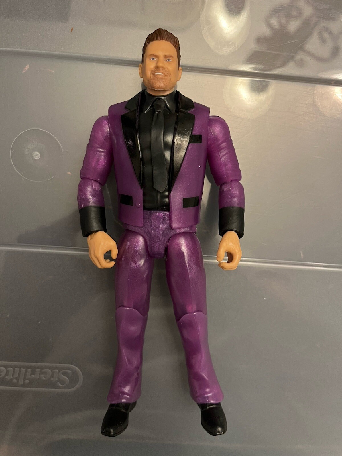 WWE Mattel Basic Main Event Series 149 The Miz Wrestling Figure Purple Suit Toy