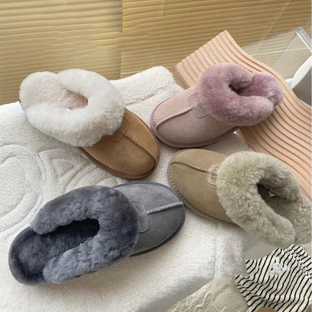 Women's Shoes UGG COQUETTE Sheepskin Slide Slippers Multiple colors