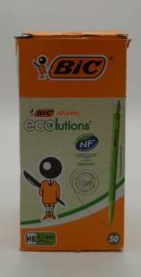 Bic Kugelschreiber ECOlutions  Clic Stic  transparent Schreibfarbe blau/schwarz 