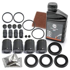 2x Bremssattel Reparatursatz + Kolben vorne für Jeep Grand Cherokee II WJ WG 4.0