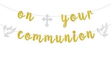 On Your Communion Banner First Holy Communion/Blessing on Your Confirmation B...