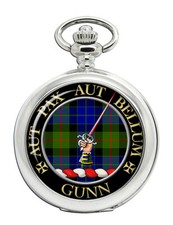 Gunn Scottish Clan Pocket Watch