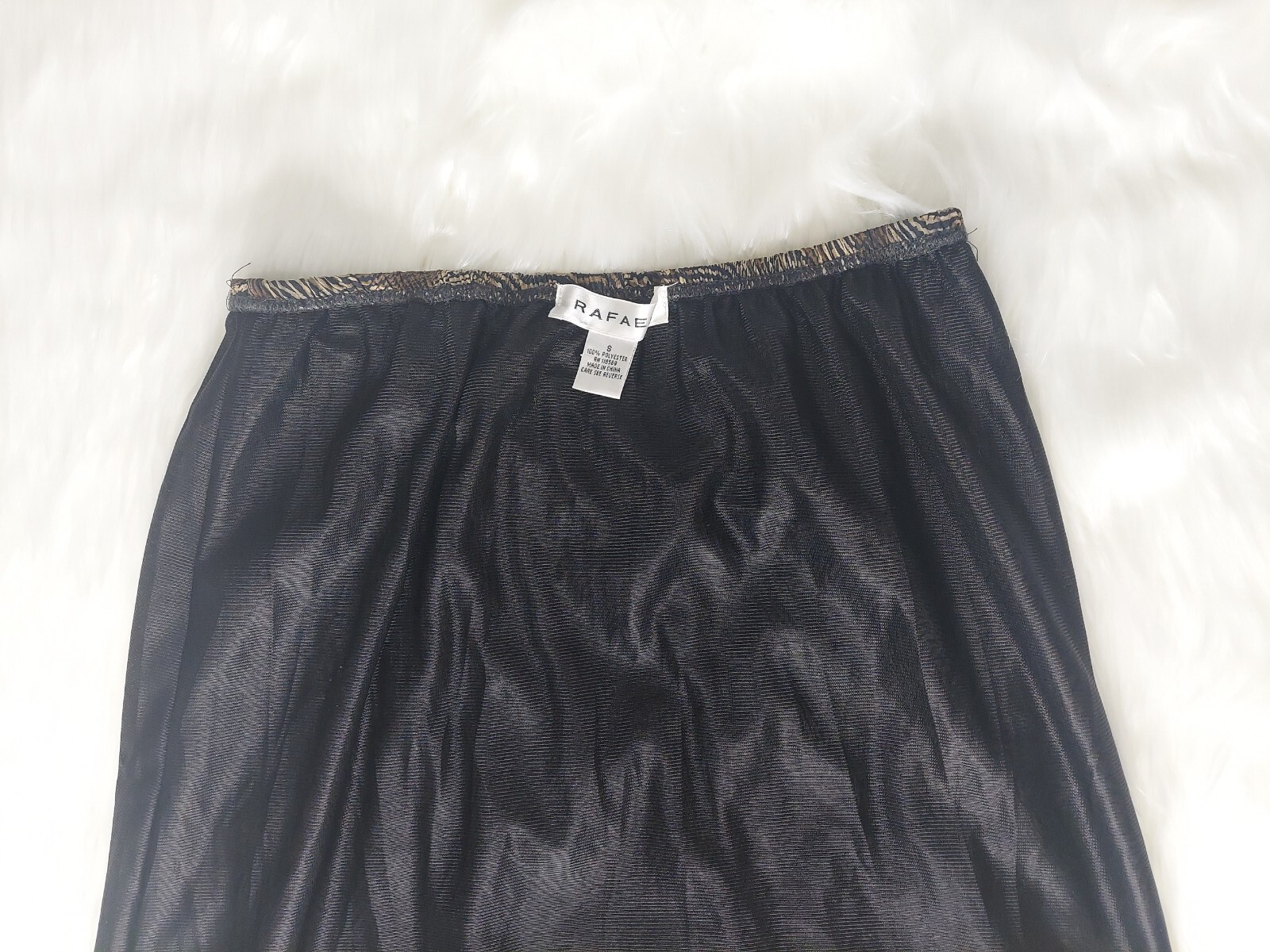 RAFAEL Brown/ Tan/ Black Pleated Crinkle Broomsti… - image 13