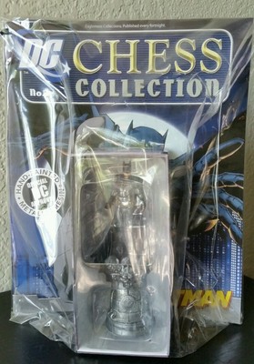 DC Superhero Chess Collection Comic Issue No.1 BATMAN WHITE KNIGHT Figurine New!