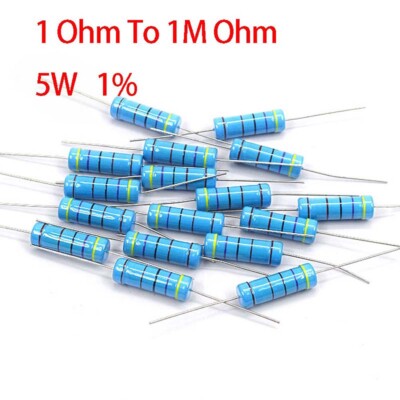 1W 47 Ohm Resistenza A Film Di Carbonio 5% Tolleranza 4 Strisce Di Colore Resistenza Fissa 200 Pz