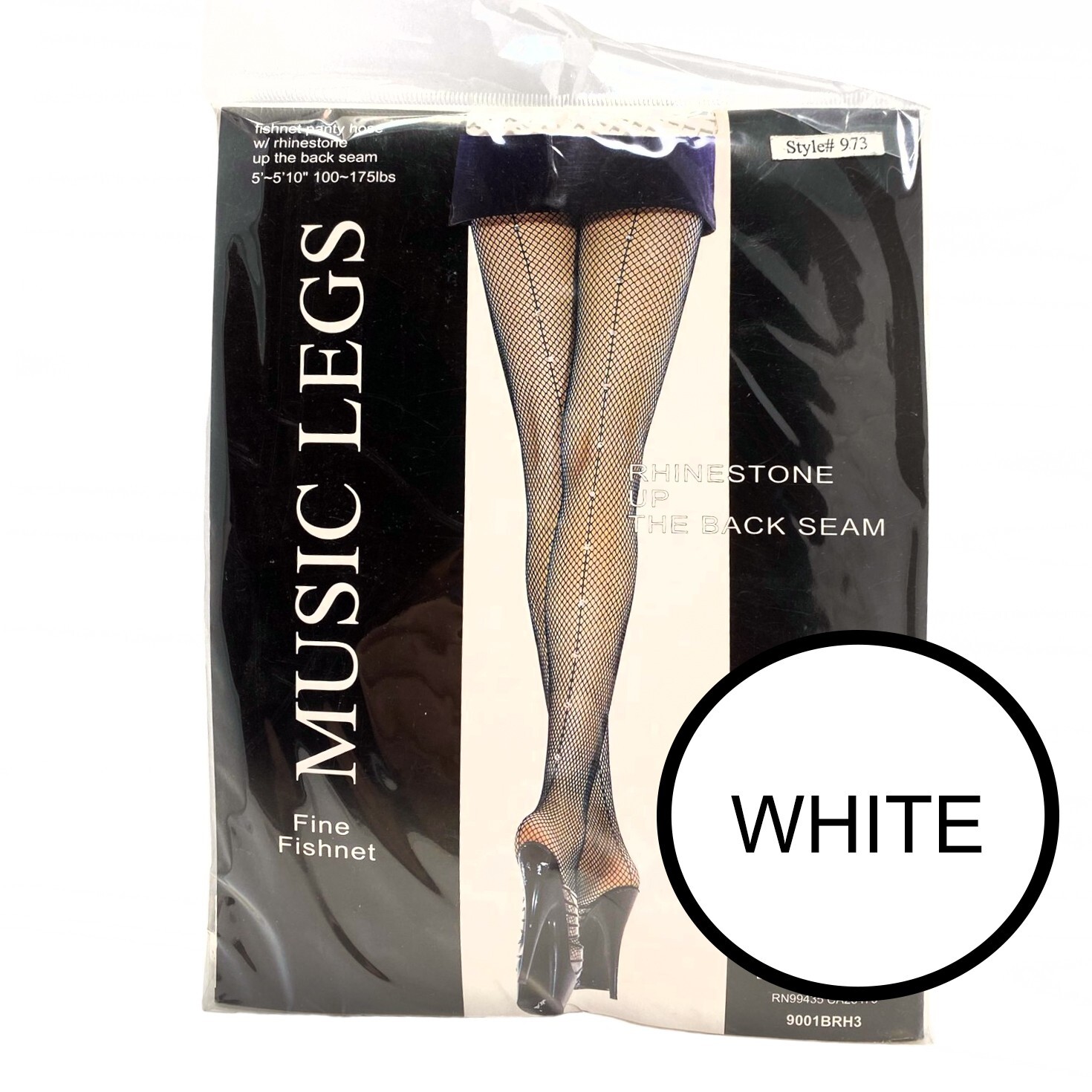 WHITE BACK SEAM TIGHTS DIAMANTE RHINESTONE FISHNET DIAMOND NET PANTYHOSE ANGEL
