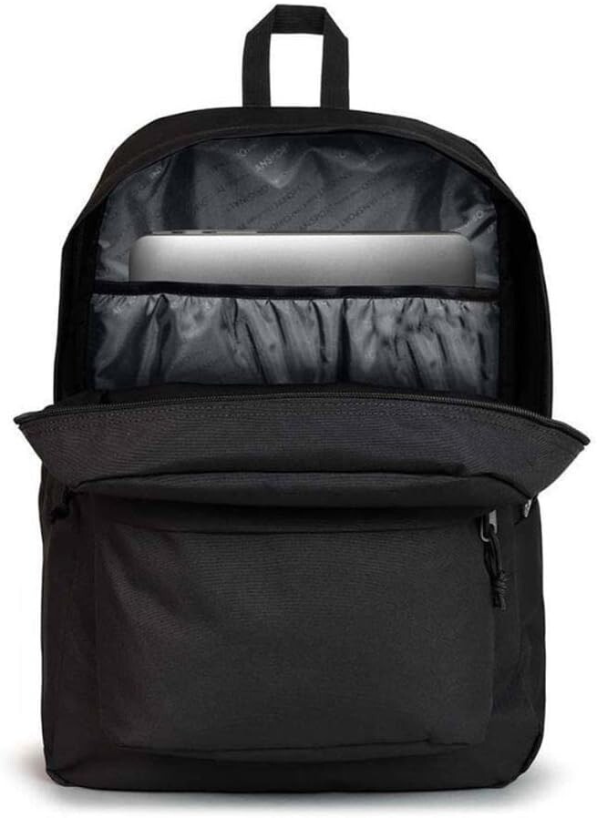 JanSport Superbreak Plus Black Backpack -black 193391685854| eBay