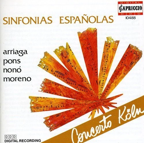 ARRIAGA / CRISDSTOM - SYMPHONIA ESPANOLA NEW CD - Picture 1 of 1