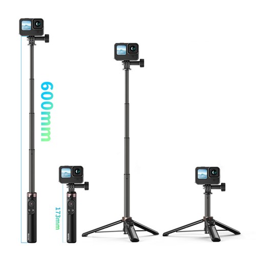 Bluetooth Remote Control Phone Selfie Stick Tripod for Gopro Hero 10 9 8 MAX f - Picture 7 of 18