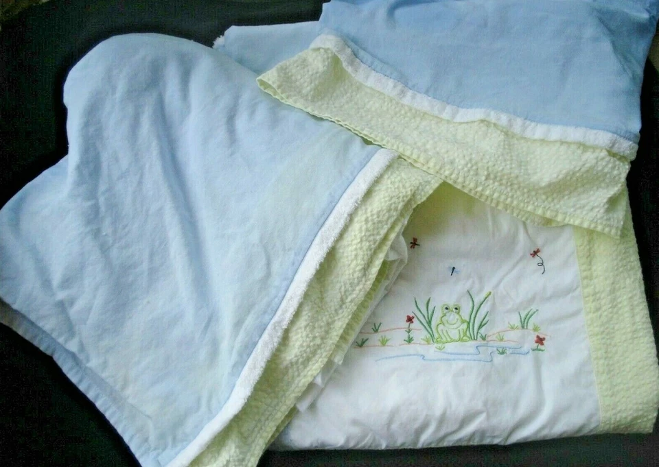 Brandee Danielle Signature Cuna Ropa de Cama "Sammy" Rana Edredón Cuna Falda Cenefa Foto 2 de 4