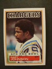 1983 Gary Johnson Chargers Topps Card 376 AP Free Shipping