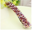 Women Fashion Girl Crystal Swan Hair Clip Barrette Hairpin Clips Ponytail Hair