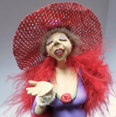 fitted lace wedding dress Red Hat Society Doll Delton Products Plush Red Hat Doll main image 0