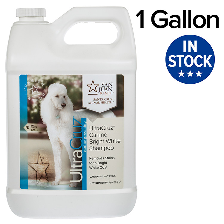UltraCruz Canine Bright White Dog Shampoo, 1 Gallon