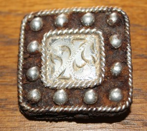 Vintage old horse tack harness saddle decoration?