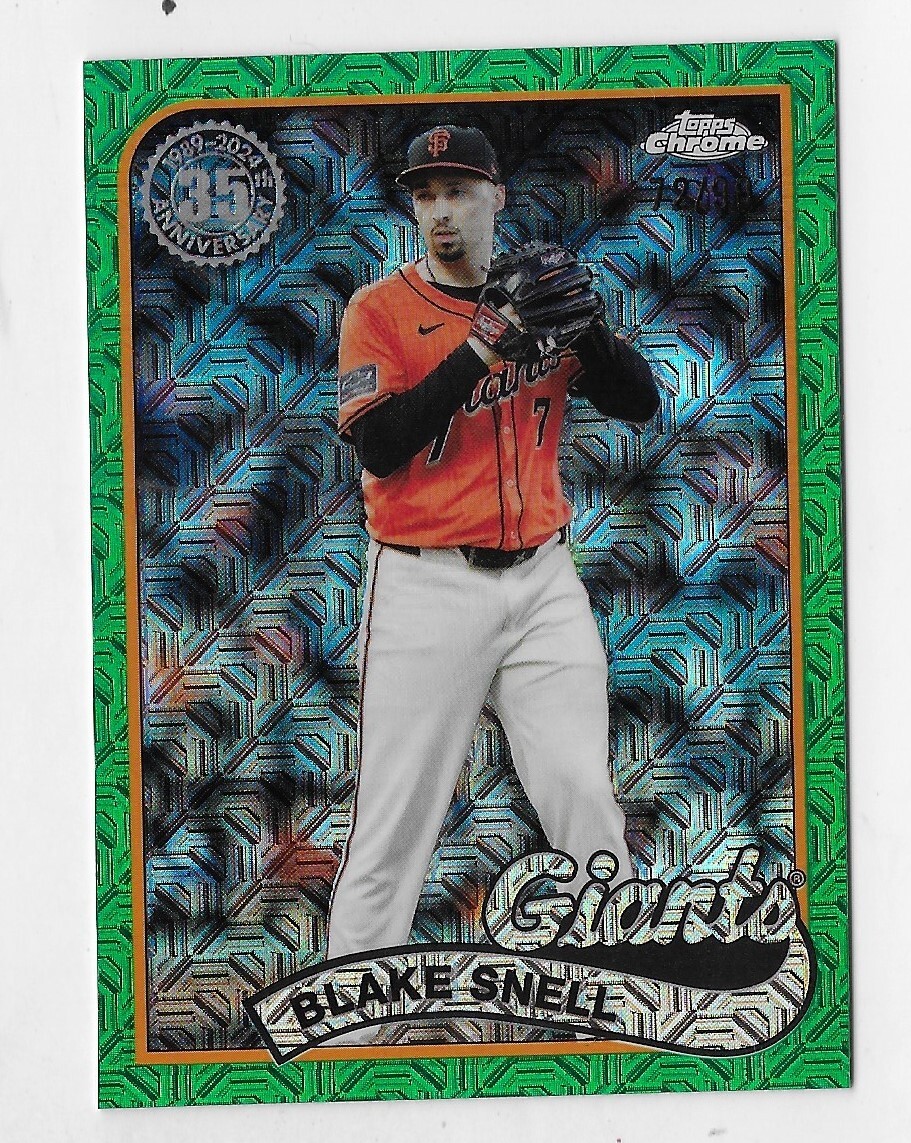 2024 Topps Update Series 1989 Topps Chrome Silver Pack Green