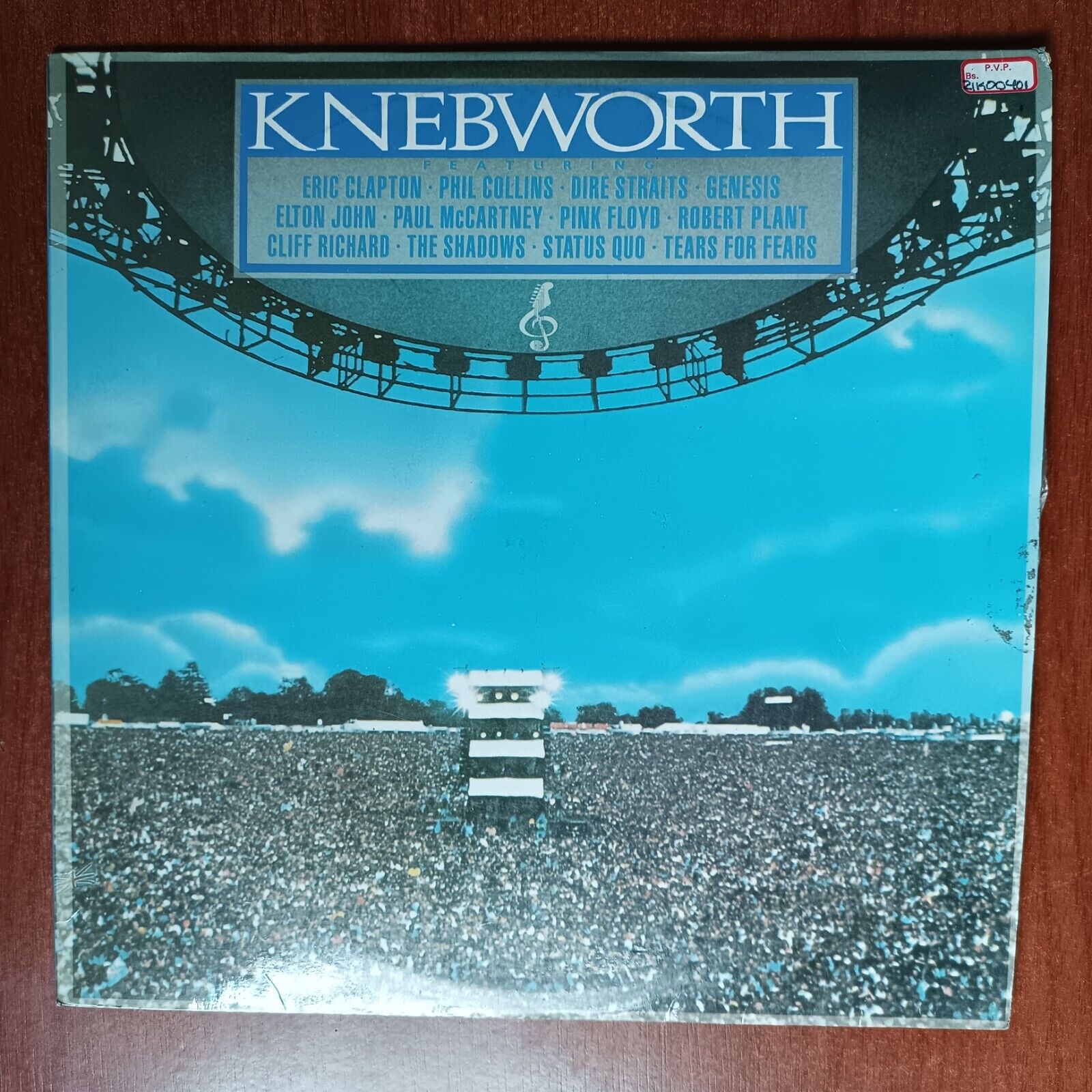 Knebworth [1990] Vinyl 2xLP Classic Rock Status Quo Pink Floyd Elton John