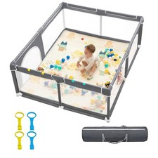 dearlomum Baby Playpen71"x59" Extra Large Baby Playard Playpen for Babies wit...