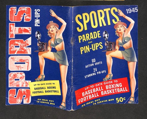 1945 SPORTPARADE UND PIN-UPS, BASEBALL, BASKETBALL, FOOTBALL, BOXEN, FOTOS