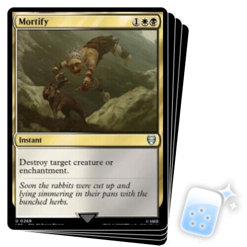 MORTIFY X4 The Lord Of The Rings: Tales Of Middle-earth Commander Magic MTG CARD - Picture 1 of 1