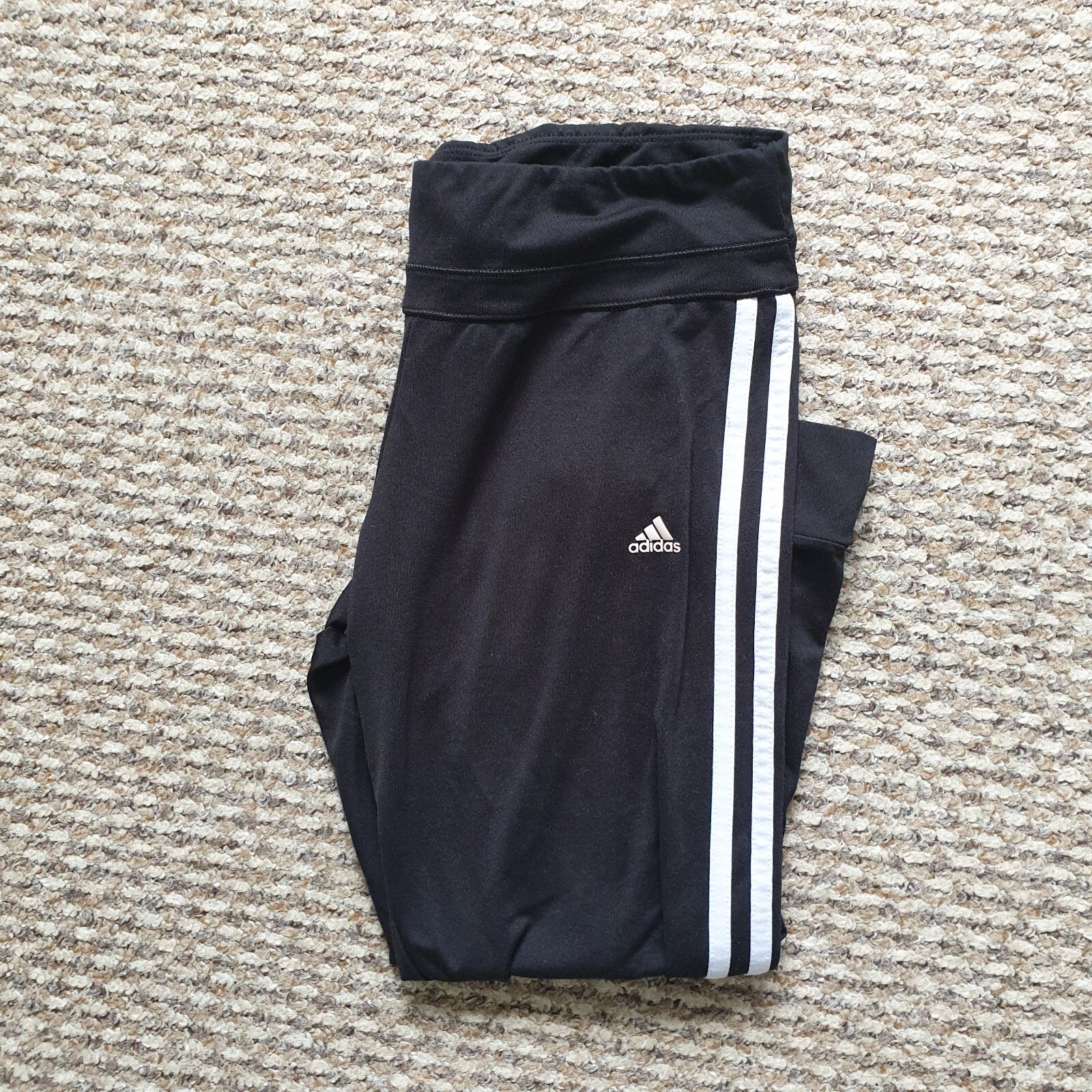 Adidas LEGGINGS Black Size M (Pre-Owned)