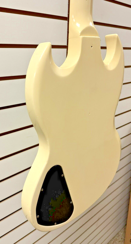 Gibson USA SG White 1998 Used Electric Guitar Not Working For Parts As