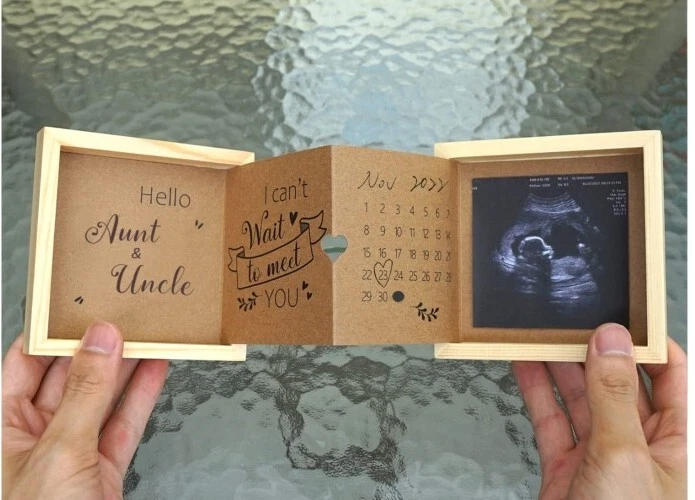 Pregnancy Announcement for Aunt and Uncle Baby Announcement Ideas Ultrasound
