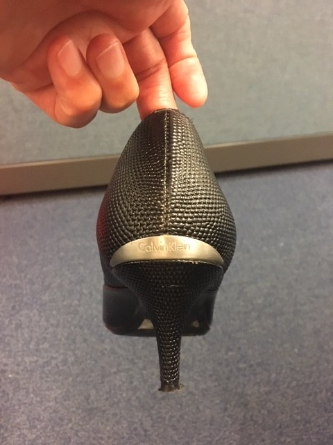 Calvin Klein Women Patna Black Dress Pumps Shoes, Size but fits - Main Image